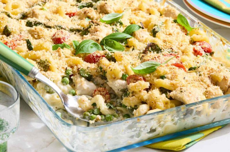 Chicken Primavera Pasta Bake