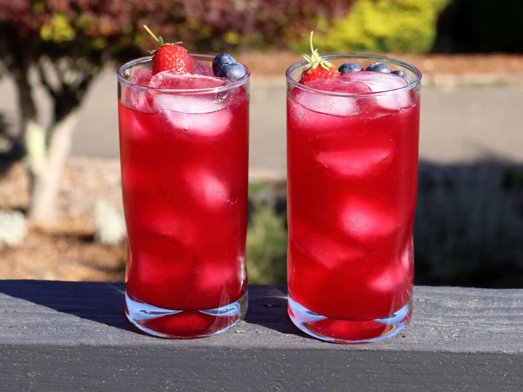 Red, White, and Blueberry Lemonade Blueberry Lemonade