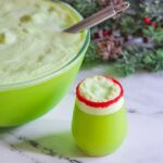 grinch punch in glass