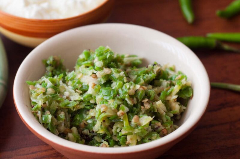 Thecha Recipe | Mirchi Thecha Chutney