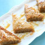 greek honey cake slices
