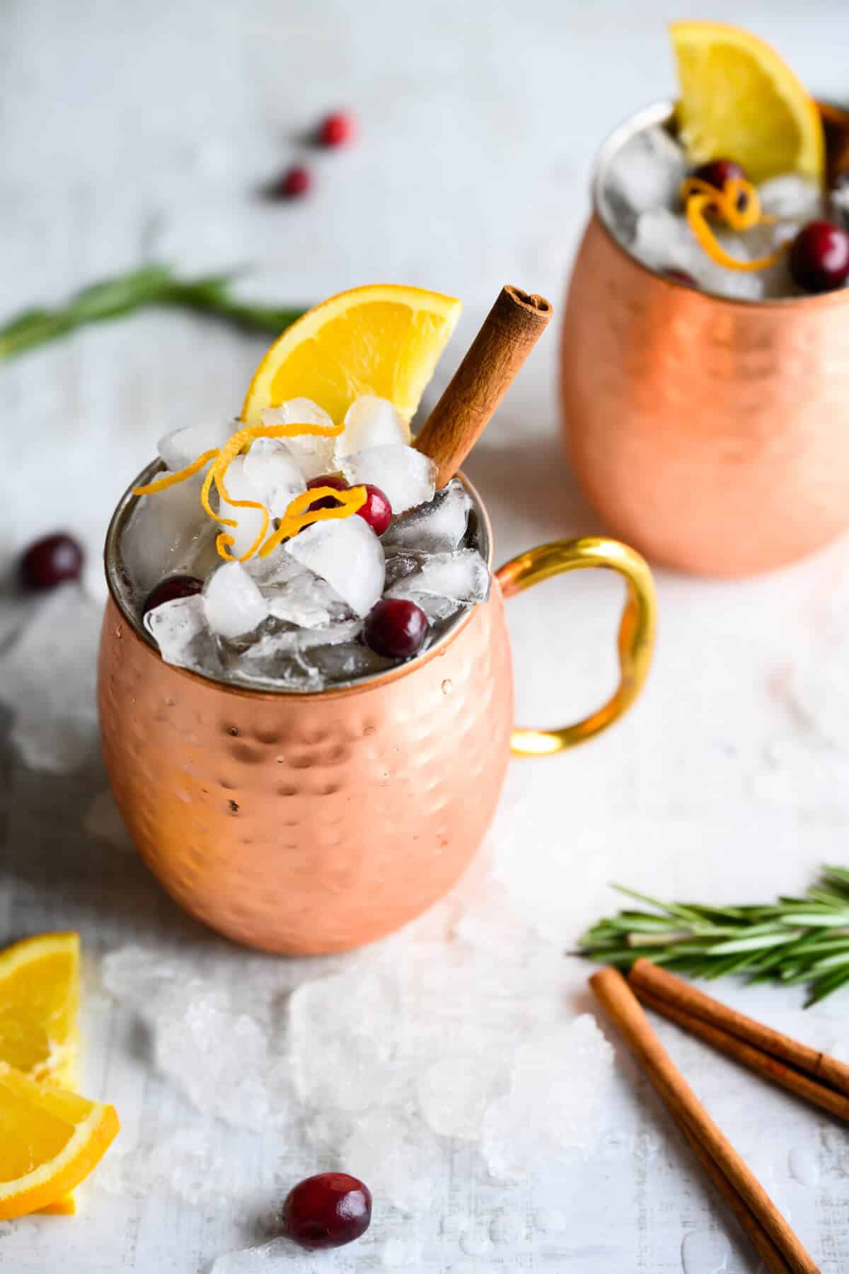 moscow mule mocktail in mug