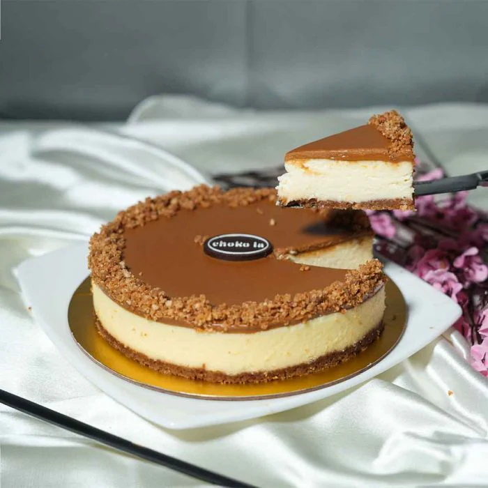 biscoff cheesecake slice