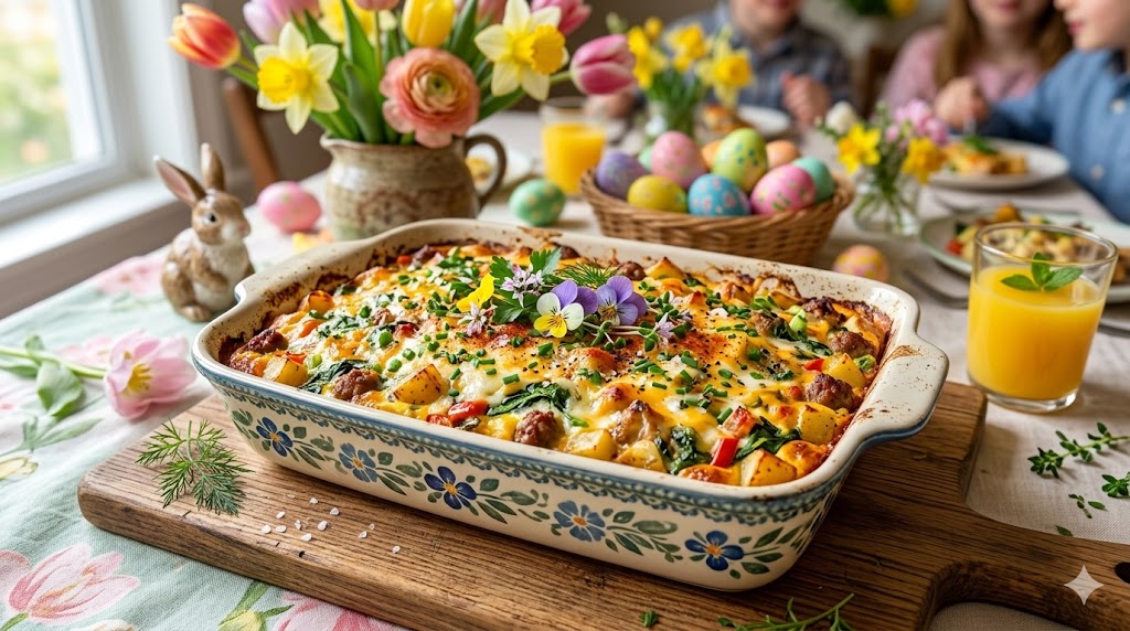 easter brunch casserole baked
