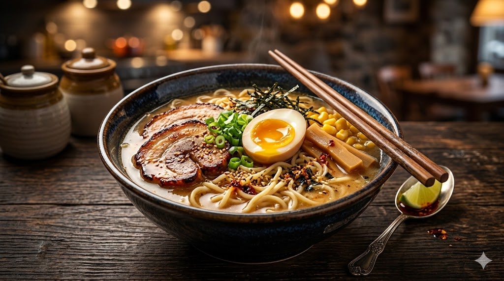 ramen noodle soup bowl