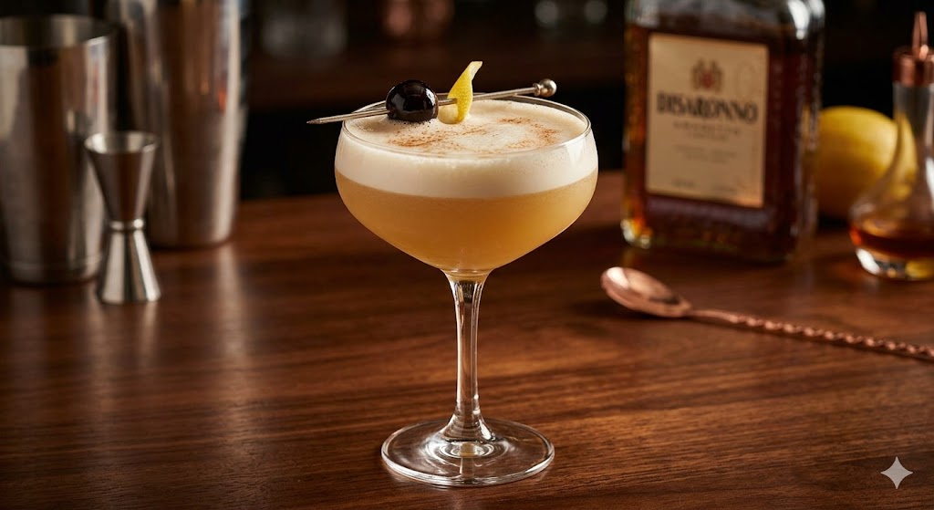 amaretto sour cocktail glass,