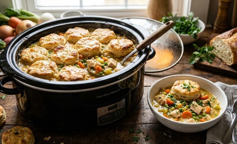 Crock Pot Chicken Pot Pie