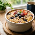 baked oats tik tok recipe bowl
