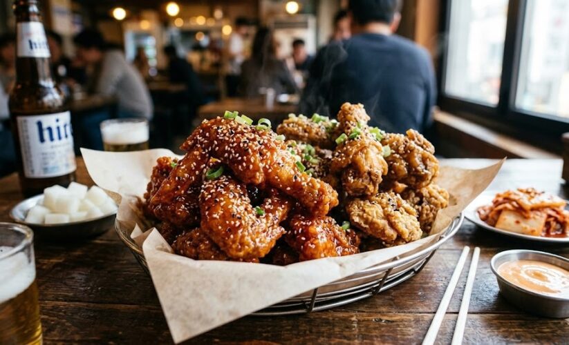 korean fried chicken wings