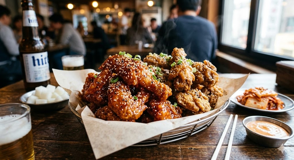 korean fried chicken wings