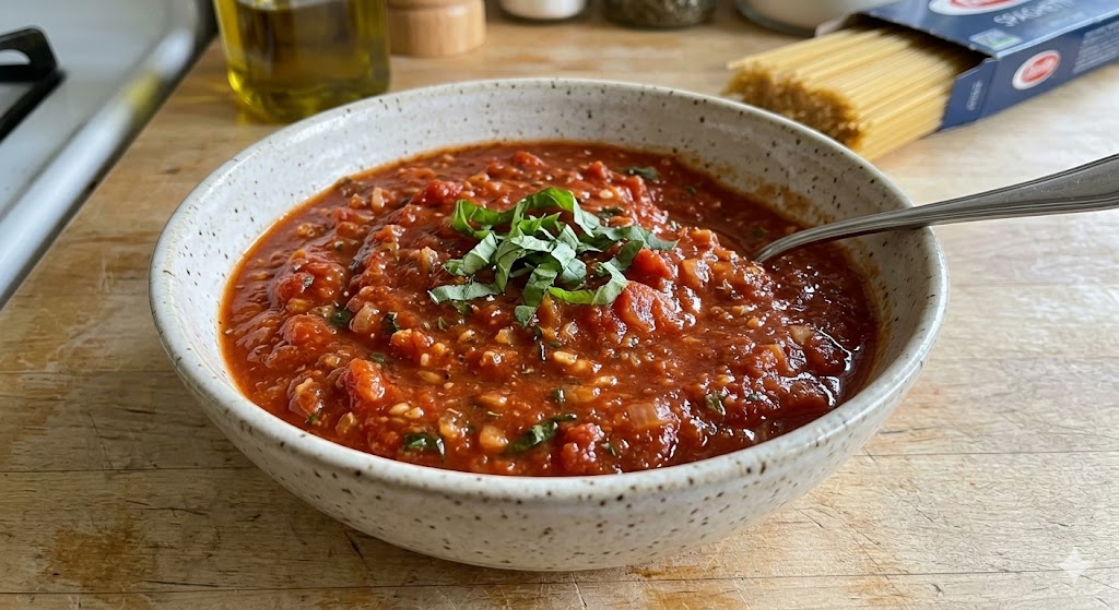 Homemade Spaghetti Sauce with Ground Beef
