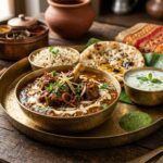 mutton korma curry bowl