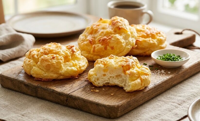 cheese egg cloud keto bread slices