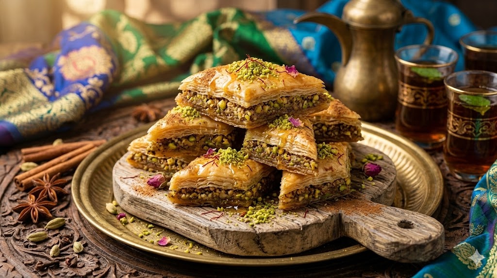 baklava layered pastry