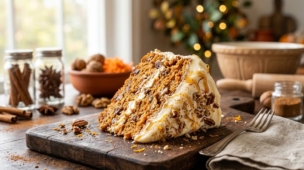 carrot cake slice