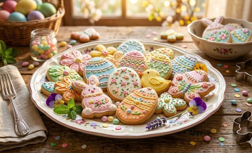 Easter Bunny Sugar Cookies (Decorated)