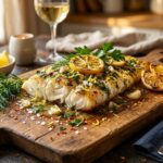 easy baked lemon garlic fish for good friday,