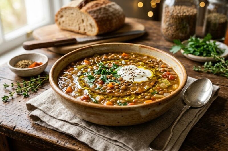 Vegetable Lentil Soup Recipe