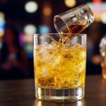 whiskey peach schnapps shot with energy drink