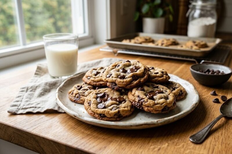 Eggless Chocolate Chip Cookies