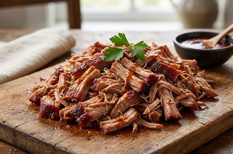 Slow Cooker Texas Pulled Pork