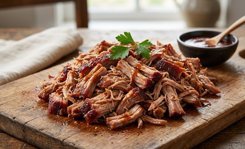 texas style pulled pork recipe