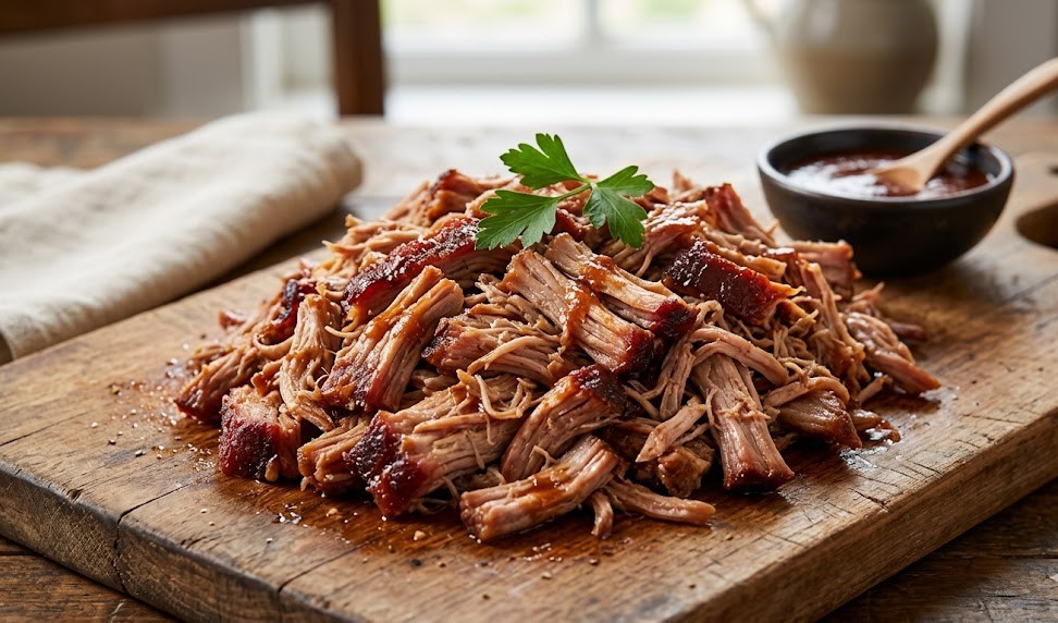 Slow Cooker Texas Pulled Pork