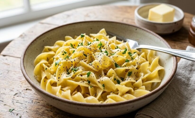 simple butter pasta dish