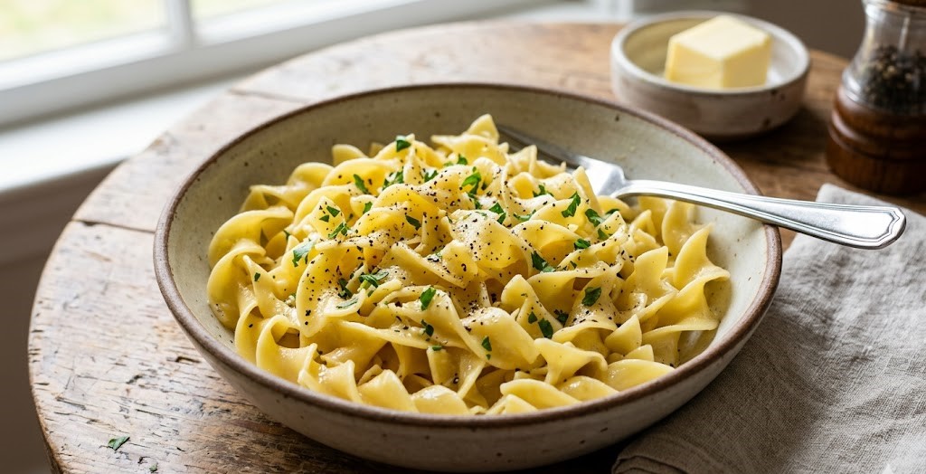 simple butter pasta dish