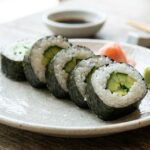cucumber wrapped sushi roll recipe