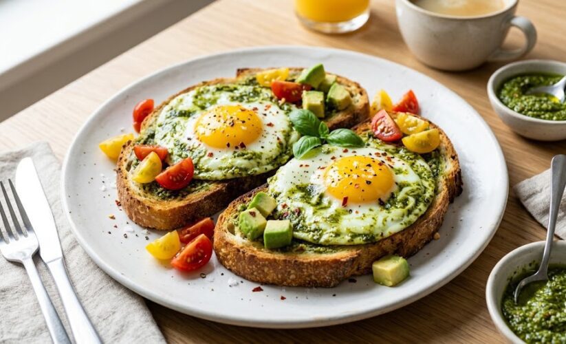 Pesto Eggs Recipe