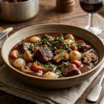 french beef stew bowl