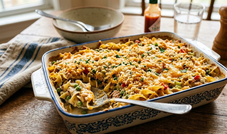 creamy baked tuna casserole
