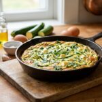 stanley tucci style frittata close up
