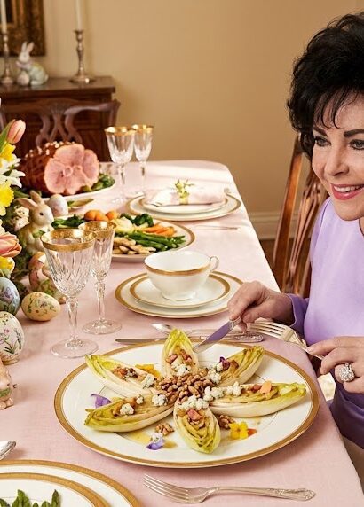 elegant easter salad bowl