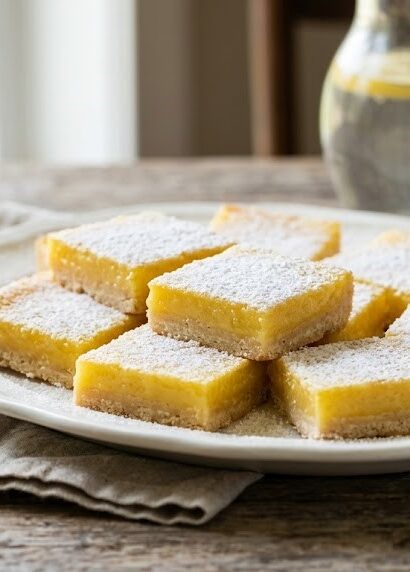 lady bird johnson lemon bars close up