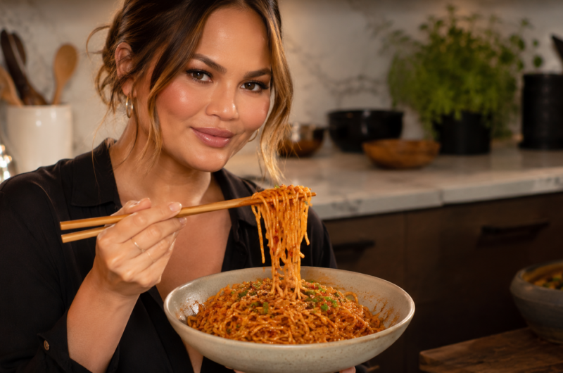 Chrissy Teigen’s Spicy Sesame Noodles