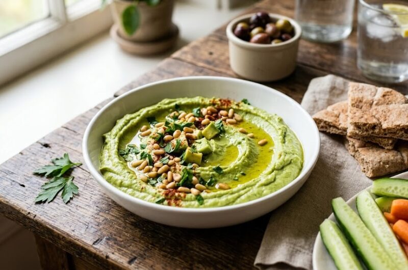 Green Avocado Hummus