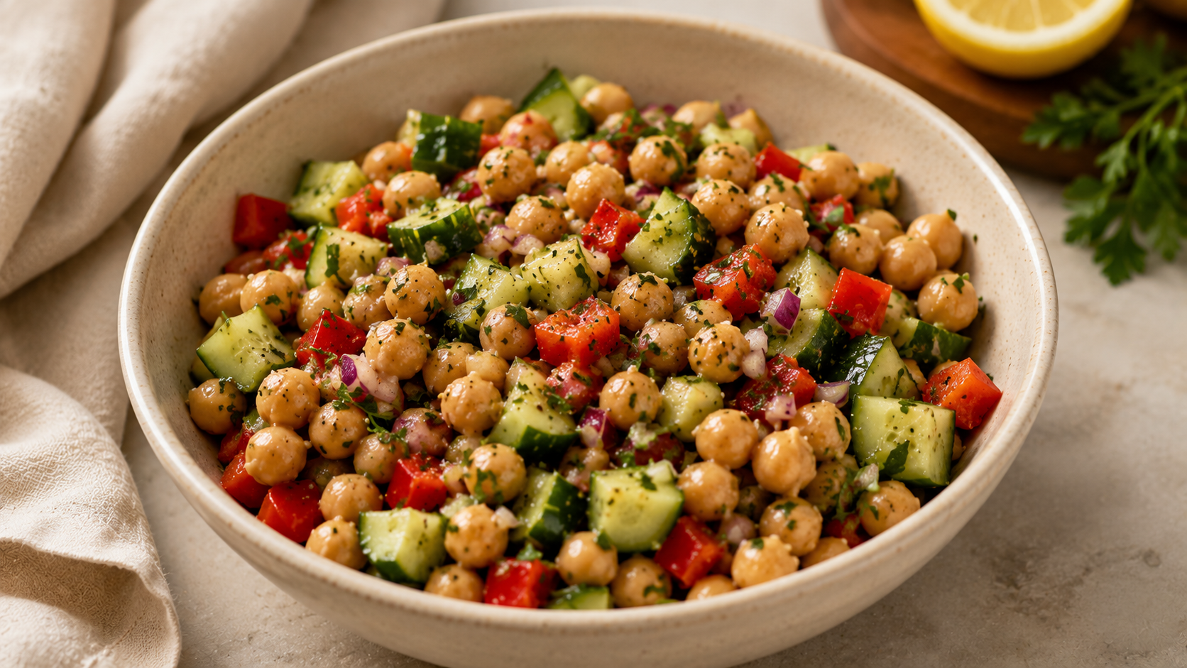 Rihanna’s Chickpea Salad