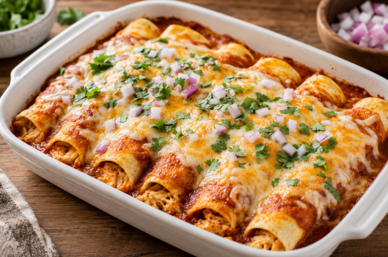 Bill Clinton's Chicken Enchiladas