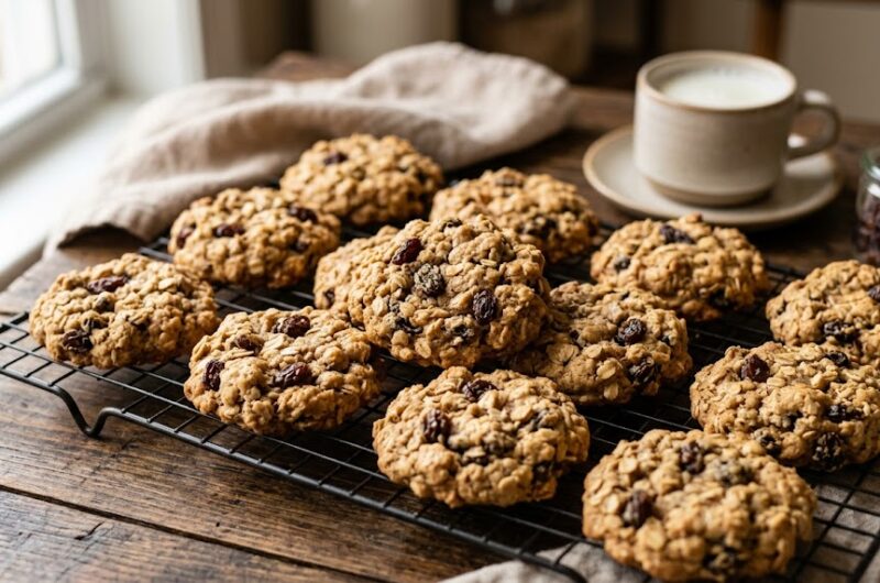 Classic Oatmeal Raisin Cookies