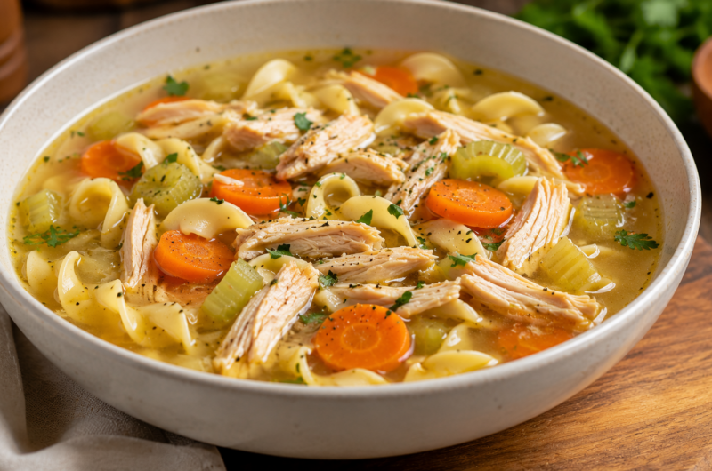 Rachael Ray’s Cure-a-Cold Chicken Noodle Soup