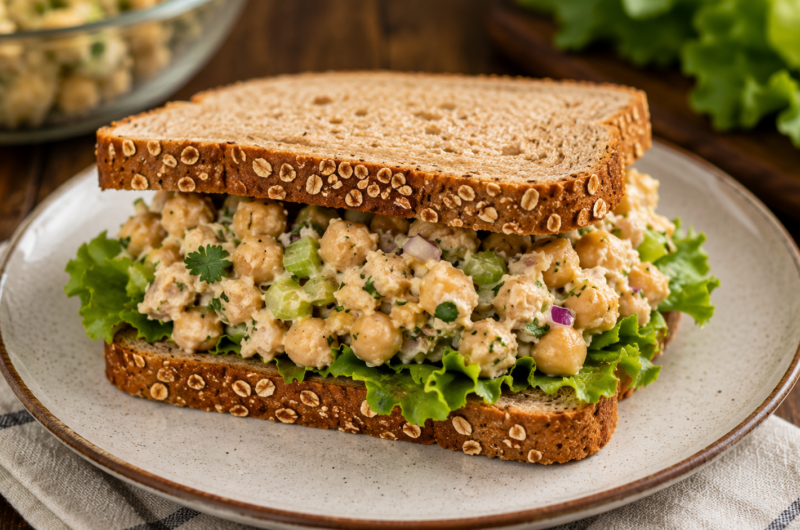 chickpea salad sandwich