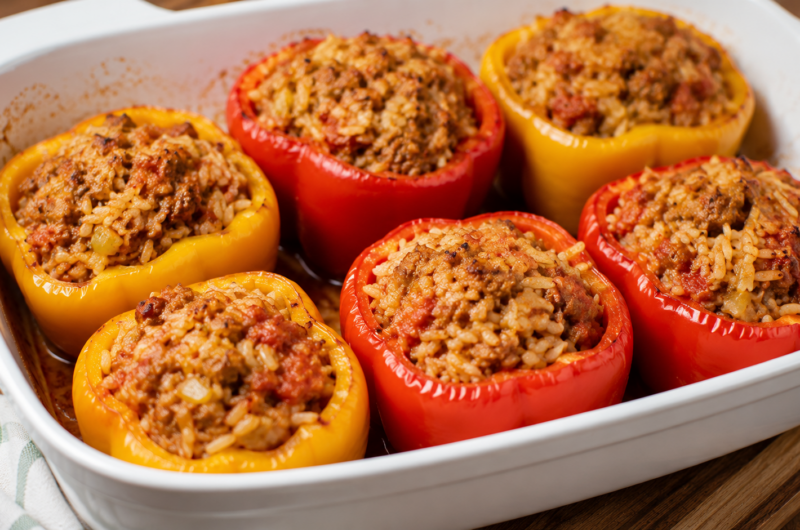 Princess Diana's Favorite Stuffed Bell Peppers