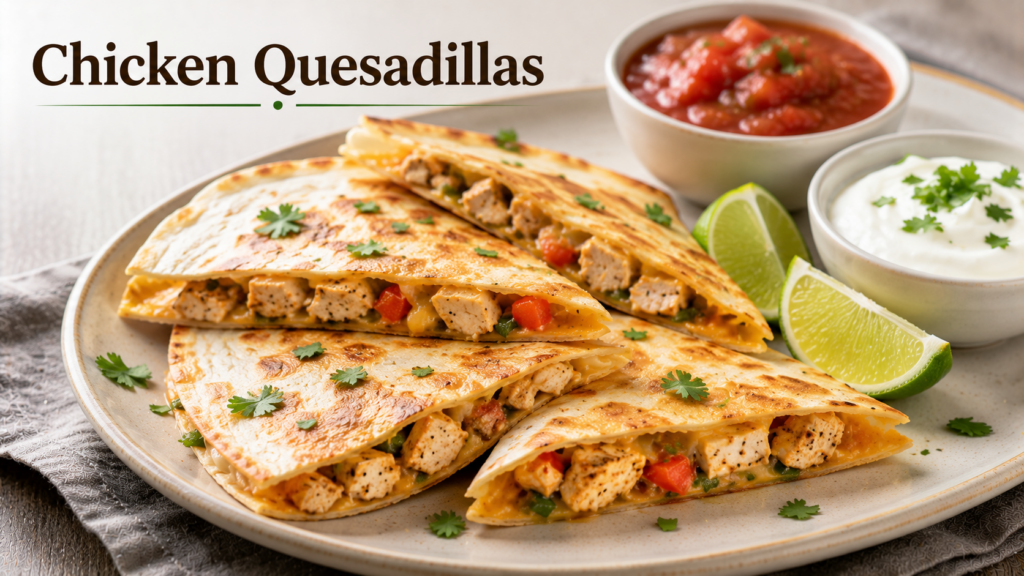 Chicken Quesadillas