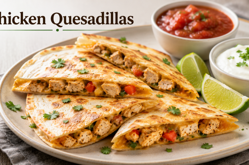 Chicken Quesadillas