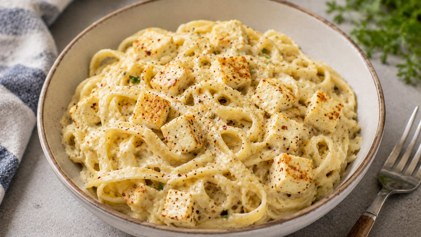 Cottage Cheese Alfredo