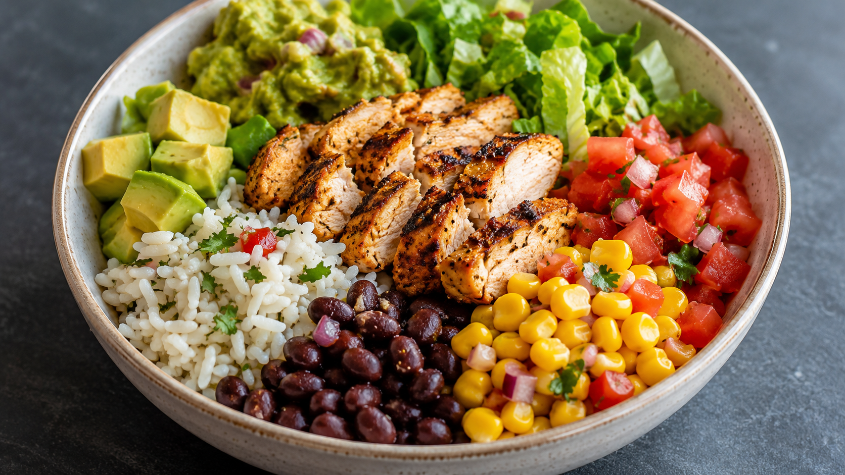 Chicken burrito bowl