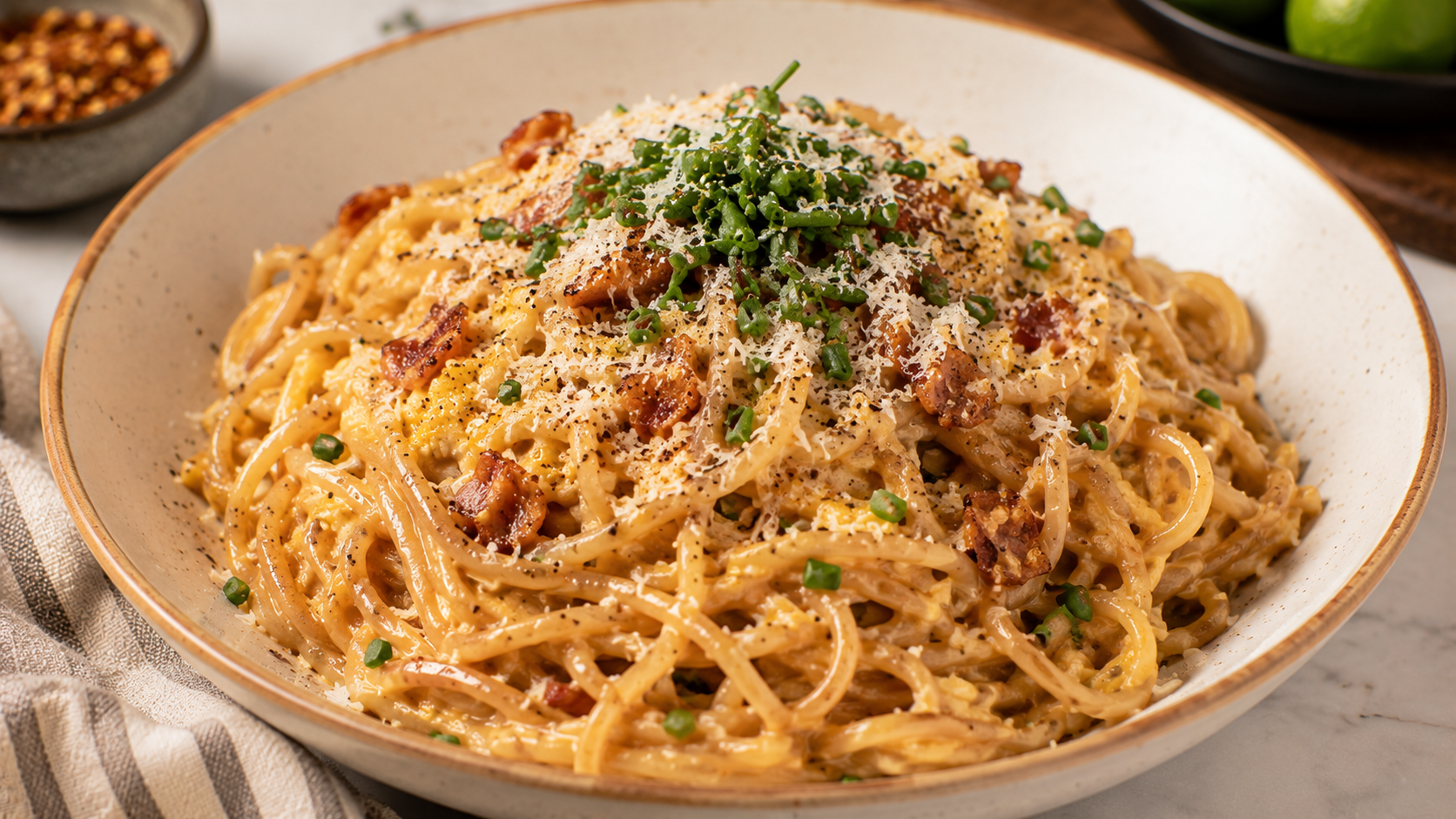 Chrissy Teigen’s Pad Thai Carbonara