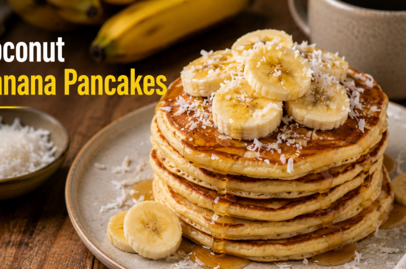 Dwayne "The Rock" Johnson's Coconut Banana Pancakes